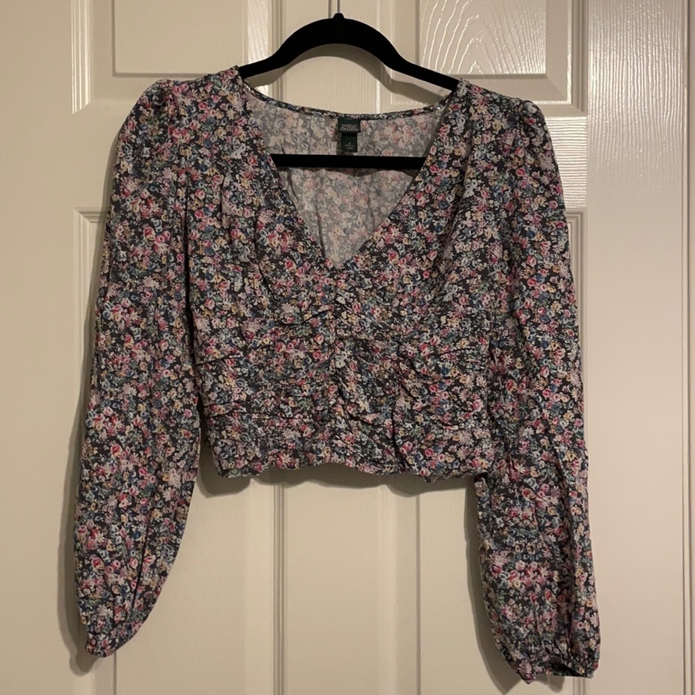 Floral crop top